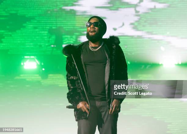 Jeezy performs at Little Caesars Arena on January 19, 2024 in Detroit, Michigan.