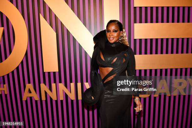 Mary J. Blige attends The 6th Annual URBAN ONE HONORS: Best In Black presented by TV One at Coca Cola Roxy on January 20, 2024 in Atlanta, Georgia.