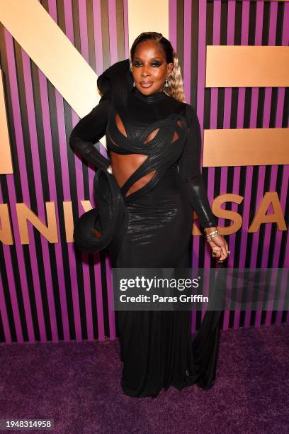 Mary J. Blige attends The 6th Annual URBAN ONE HONORS: Best In Black presented by TV One at Coca Cola Roxy on January 20, 2024 in Atlanta, Georgia.