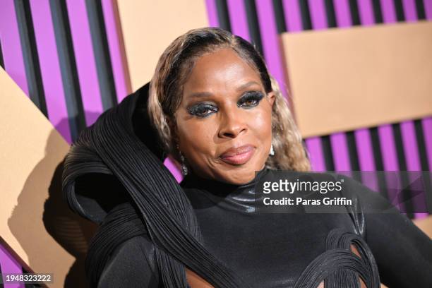 Mary J. Blige attends The 6th Annual URBAN ONE HONORS: Best In Black presented by TV One at Coca Cola Roxy on January 20, 2024 in Atlanta, Georgia.