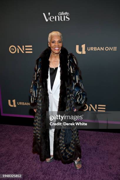 Dionne Warwick attends The 6th Annual URBAN ONE HONORS: Best In Black presented by TV One at Coca Cola Roxy on January 20, 2024 in Atlanta, Georgia.