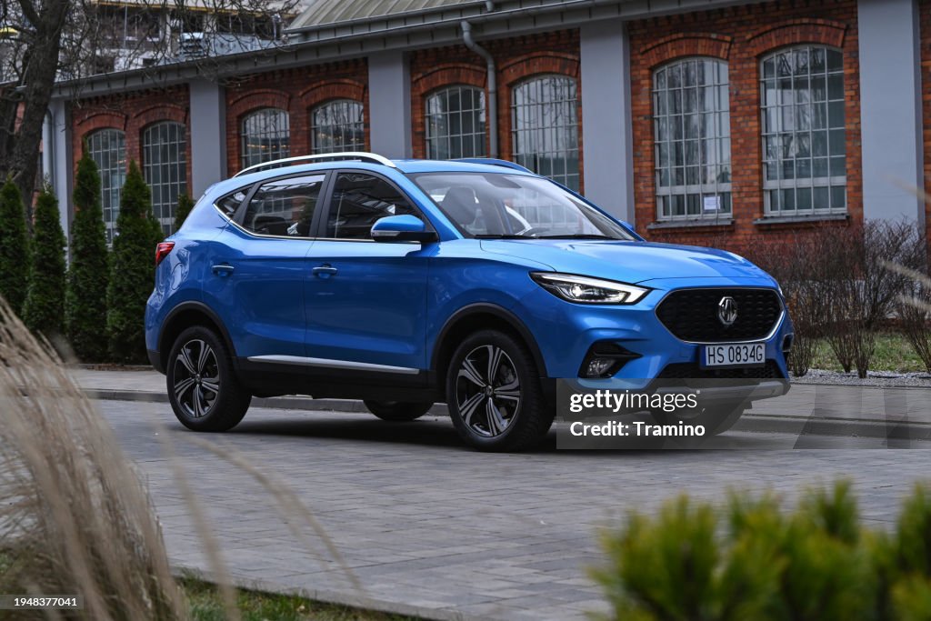 MG ZS on a street