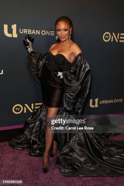 Chanté Moore attends the 2024 Urban One Honors: Best In Black at Coca-Cola Roxy on January 20, 2024 in Atlanta, Georgia.