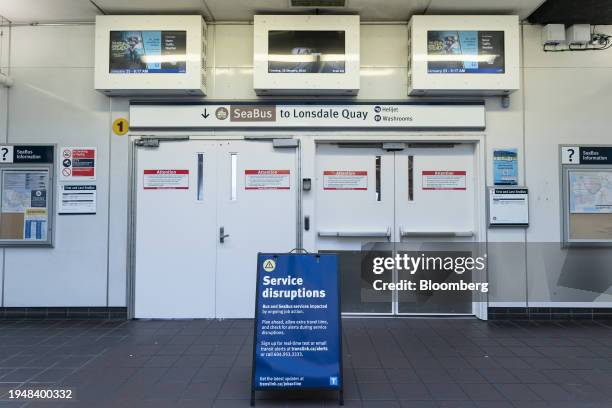 Seabus Sign 185 Bc Ferry Terminal Stock Photos, High-Res Pictures, and Images ...