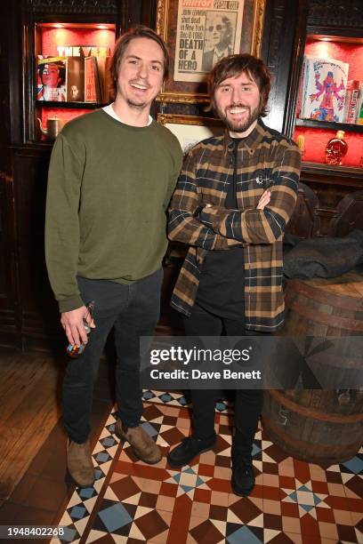 Joe Thomas and James Buckley attend Stop The Shadows 2024 presented by ABLE2UK to highlight loneliness in the disabled community at Hard Rock Cafe on...