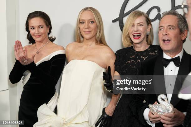 Diane Lane, Chloë Sevigny, Naomi Watts and Tom Hollander at the premiere of "Feud: Capote vs. The Swans" held at MOMA on January 23, 2024 in New York...