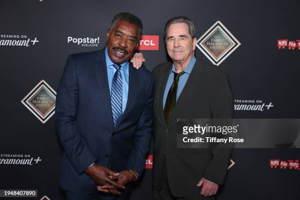 In this image released on January 24, Ernie Hudson and Beau Bridges attend the 26th Annual Family Film And TV Awards in Los Angeles, California. The...