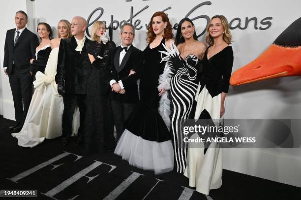 Playwright and screenwriter Jon Robin Baitz, US actress Diane Lane, US actress Chloe Sevigny, executive producer Ryan Murphy, British actress Naomi...