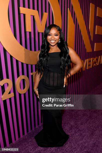 Reginae Carter attends The 6th Annual URBAN ONE HONORS: Best In Black presented by TV One at Coca Cola Roxy on January 20, 2024 in Atlanta, Georgia.