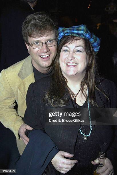 Co-stars Richard Burke and Doris Mason celebrate at the Opening Night Party for "Dream a Little Dream", The Mamas and the Papas Musical at The Bitter...