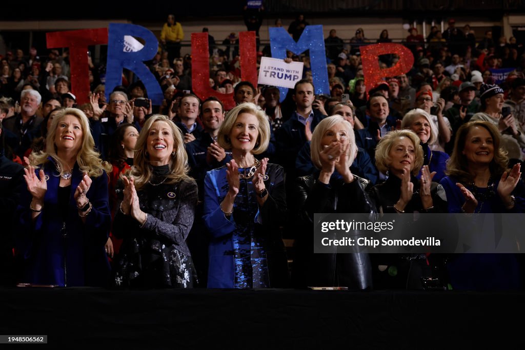 Donald Trump Holds Campaign Rally In Manchester, NH
