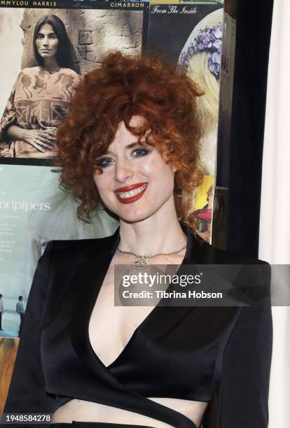 Kiesza attends Jenna Andrews' and Stephen Kirk's Pre-Grammy kick off party at alice + olivia on January 19, 2024 in Nashville, Tennessee.