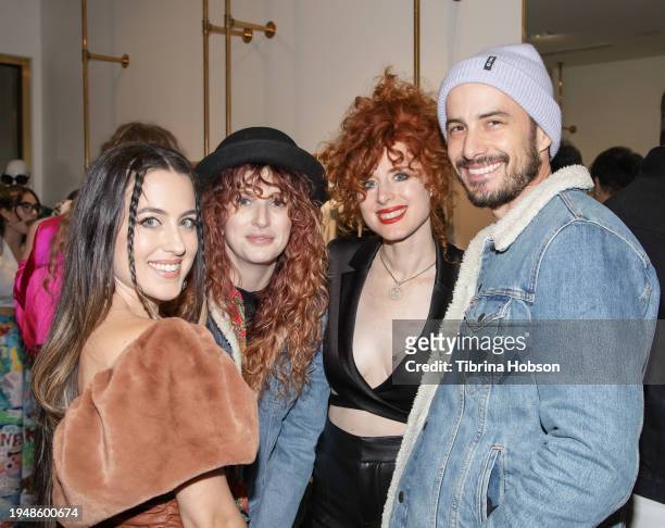Kiesza and Guests attend Jenna Andrews' and Stephen Kirk's Pre-Grammy kick off party at alice + olivia on January 19, 2024 in Nashville, Tennessee.