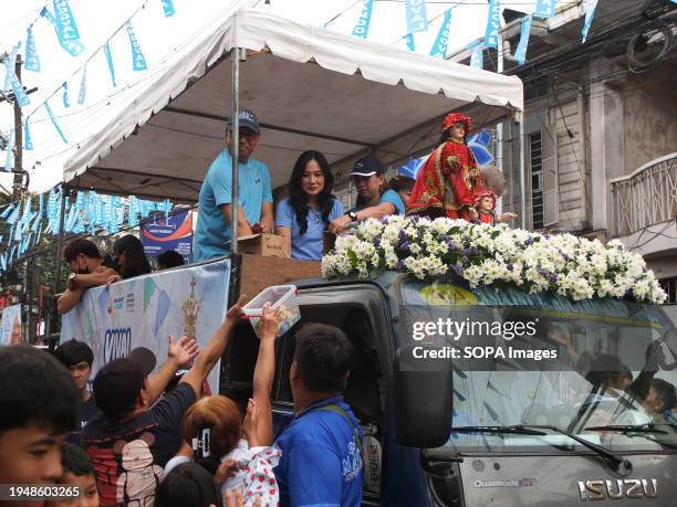Malabon City Mayor, Jeannie Sandoval joins the Santo Niño parade. The Feast of Santo Niño, honoring the Holy Child Jesus, is observed every third...