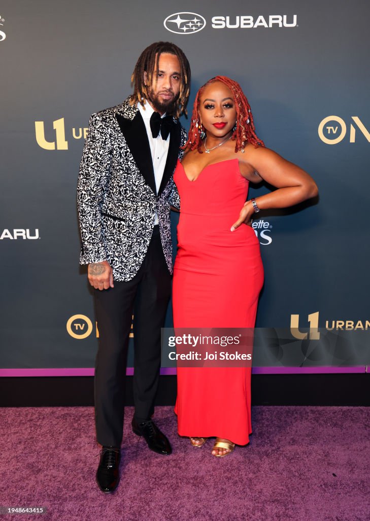 Derrick Hayes and Pinky Cole Hayes arrive at 2024 Urban One Honors Derrick Hayes and Pinky Cole Hayes arrive at 2024 Urban One Honors