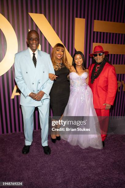 Jimmie Walker, Bern Nadette Stanis, guest and Ralph Carter attend the 2024 Urban One Honors: Best In Black presented by TV One at Coca Cola Roxy on...