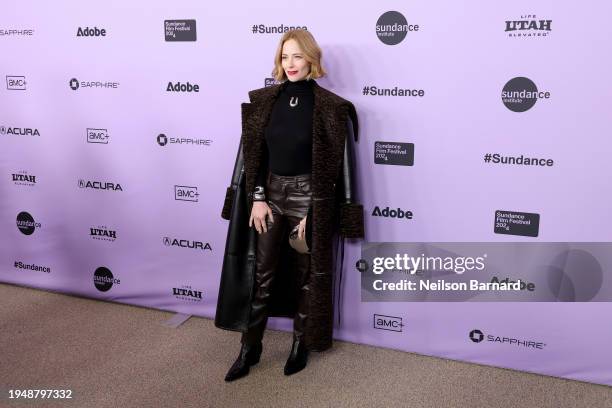 Jamie Ray Newman attends the "Exhibiting Forgiveness" Premiere during the 2024 Sundance Film Festival at Eccles Center Theatre on January 20, 2024 in...