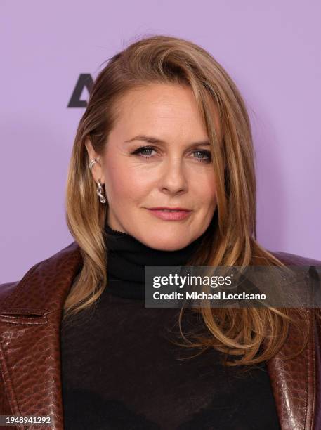 Alicia Silverstone attends the "Krazy House" Premiere during the 2024 Sundance Film Festival at Eccles Center Theatre on January 20, 2024 in Park...