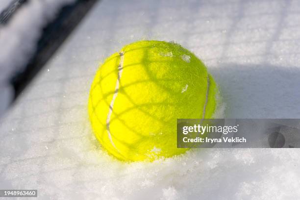 Tennis Racket Snow 480 Tennis Snow Stock Photos, High-Res Pictures, and Images - Getty Images
