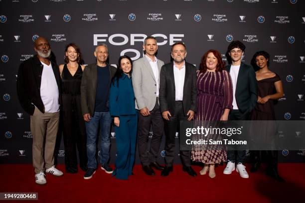 Tony Briggs, Anna Torv, Steve Hutensky, Jodi Matterson, Eric Bana, Robert Connolly, Jane Harper, Archie Thomson and Lucy Ansell attends the world...