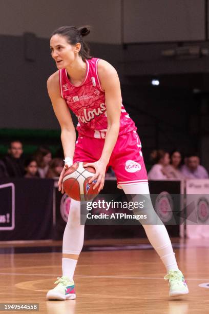 Isabelle Strunc of Toulouse Métropole Basket in action during LF2 Day 13 match between Toulouse Métropole Basket and CBF Chartres Basket Club Féminin...