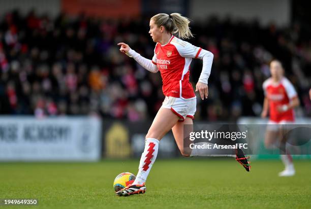 Alessia Russo of Arsenal during the Barclays Women´s Super League match between Arsenal Women FC and Everton Women FC at Meadow Park on January 20,...