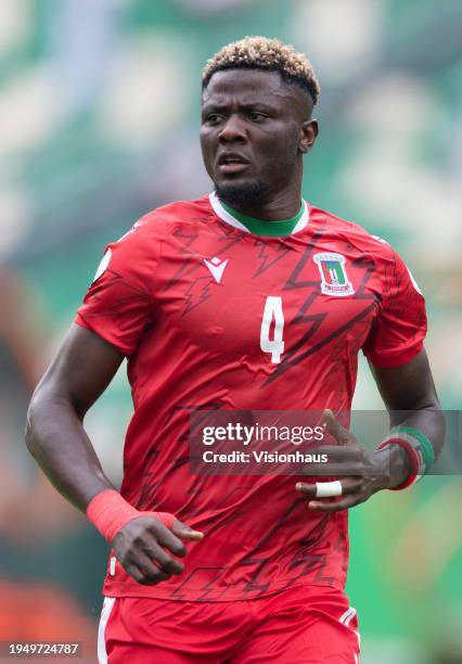 Of Equatorial Guinea during the TotalEnergies CAF Africa Cup of Nations group stage match between Equatorial Guinea and Guinea-Bissau at on January...