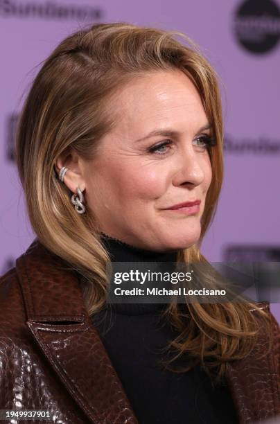 Alicia Silverstone attends the "Krazy House" Premiere during the 2024 Sundance Film Festival at Eccles Center Theatre on January 20, 2024 in Park...