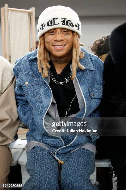 Trippie Redd attends the Namesake Menswear Fall/Winter 2024-2025 show as part of Paris Fashion Week on January 21, 2024 in Paris, France.
