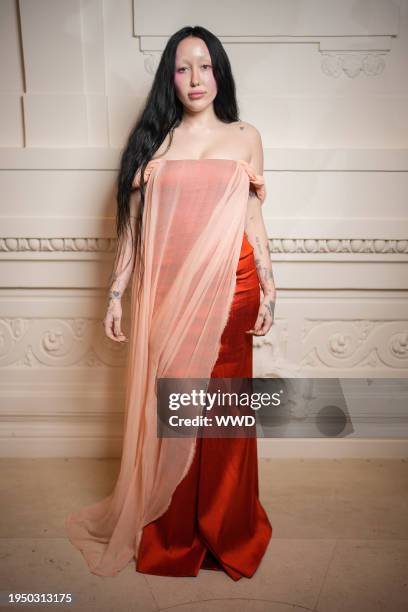 Noah Cyrus at Jean Paul Gaultier Couture Spring 2024 as part of Paris Couture Fashion Week held on January 24, 2024 in Paris, France.