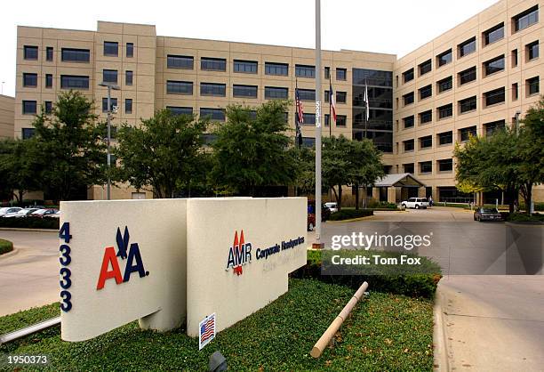 An exterior view of American Airlines corporate headquarters November 12, 2001 in Fort Worth, TX. Embattled CEO Donald J. Carty resigned April 24,...