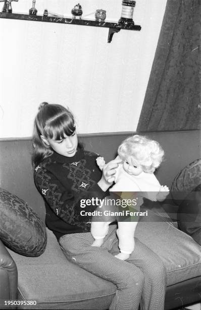 Spanish actress Maribel Martin, Madrid, Spain, 1966.