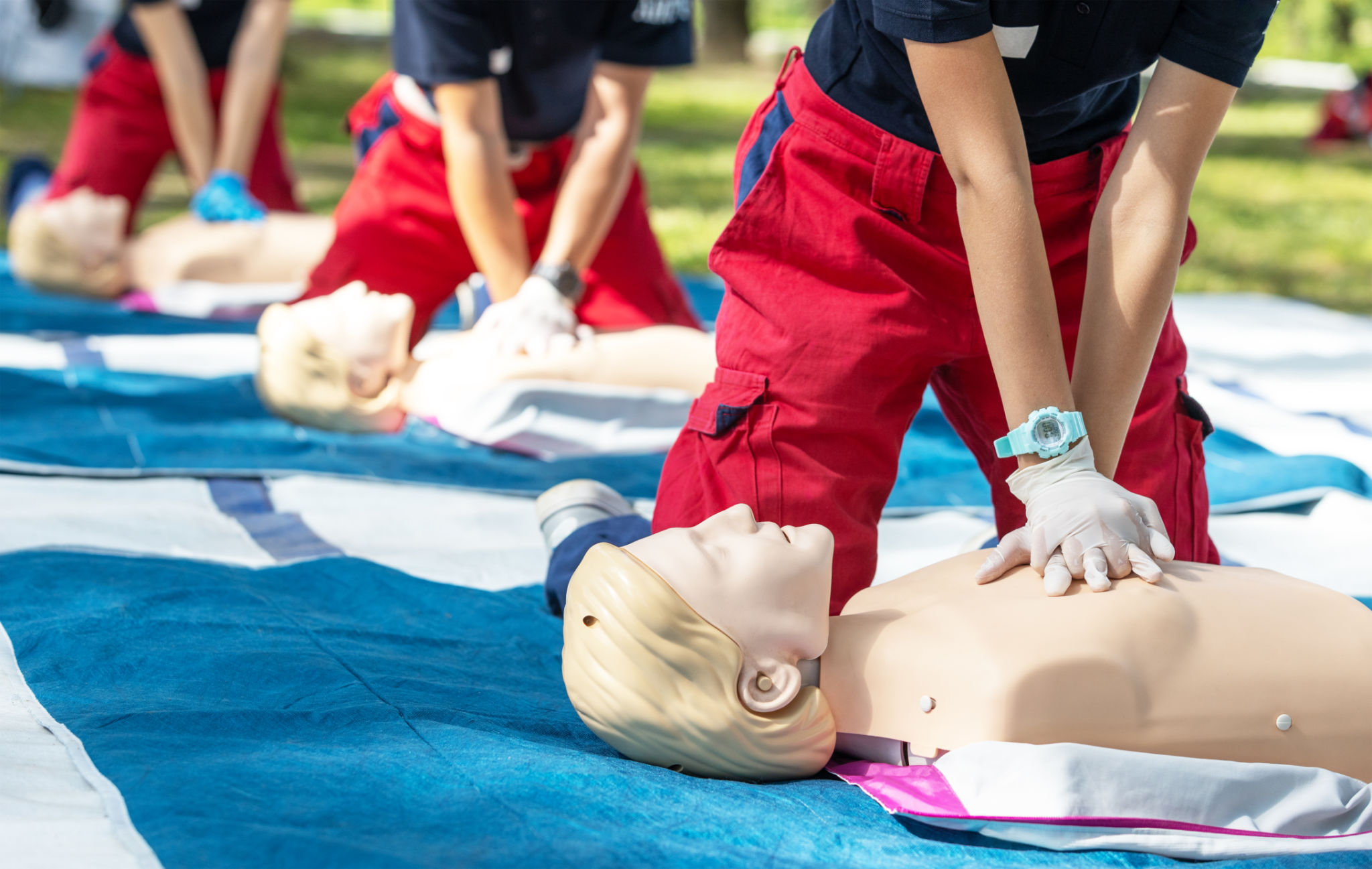 CPR training