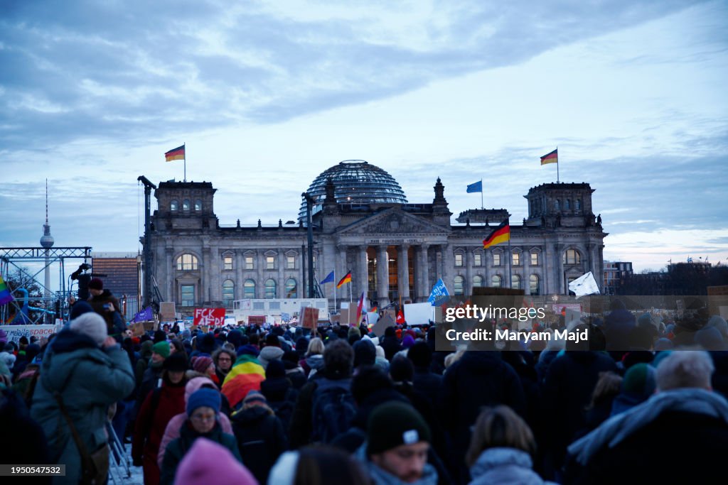 Berlin: Nationwide Protests Against AfD Continue Following Revelation Of Meeting With Neo-Nazis