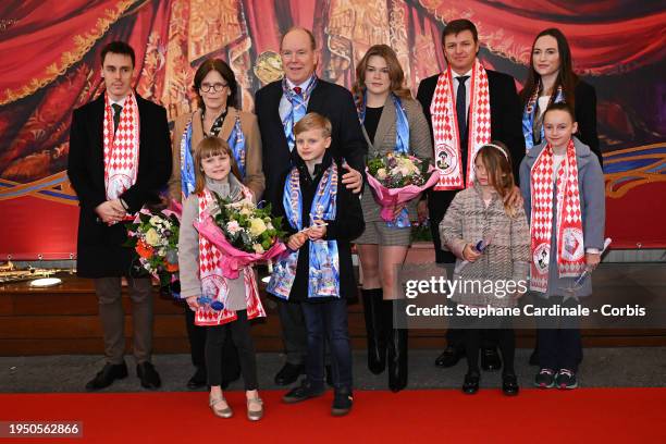 Louis Ducruet, Princess Stephanie of Monaco, Princess Gabriella of Monaco, Prince Albert II of Monaco, Prince Jacques of Monaco, Camille Gottlieb,...