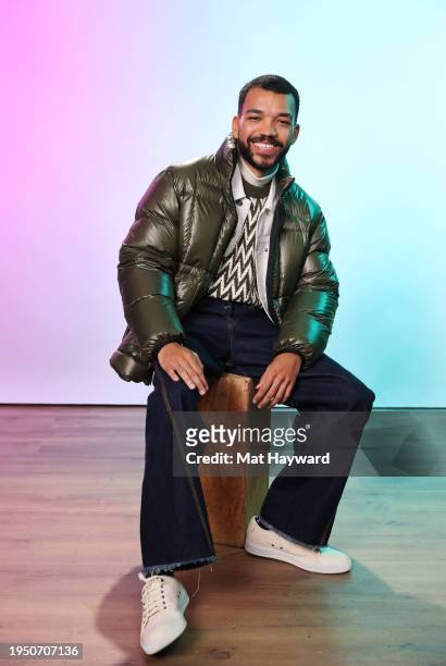 Justice Smith visits the IMDb Portrait Studio at Acura House of Energy on Location at Sundance 2024 on January 21, 2024 in Park City, Utah.