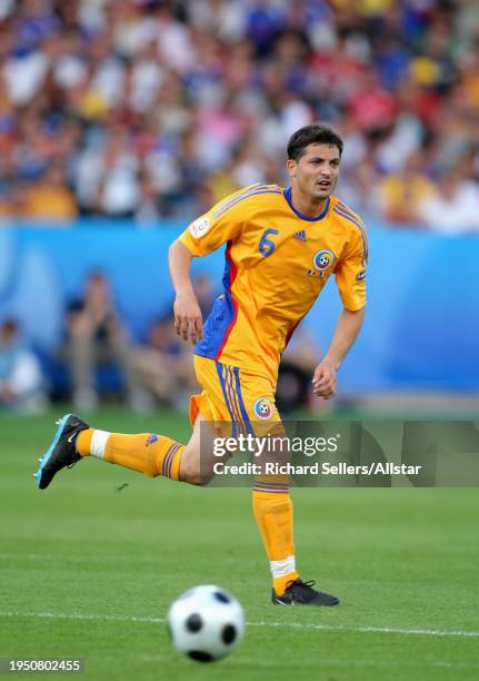 June 9: Mirel Radoi of Romania on the ball during the UEFA Euro 2008 Group C match between Romania and France at Letzigrund Staduim on June 9, 2008...