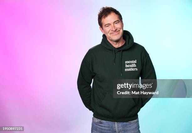 Mark Duplass visits the IMDb Portrait Studio at Acura House of Energy on Location at Sundance 2024 on January 21, 2024 in Park City, Utah.