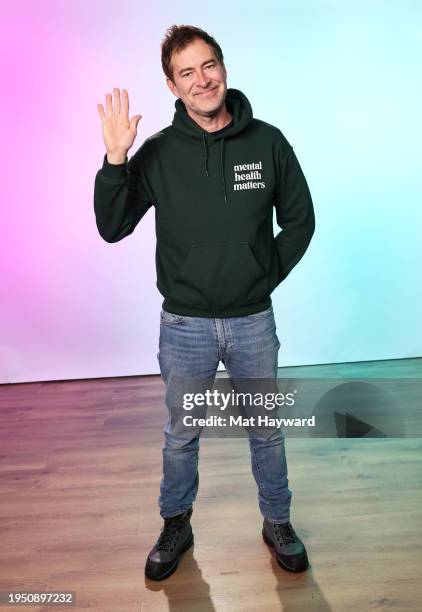 Mark Duplass visits the IMDb Portrait Studio at Acura House of Energy on Location at Sundance 2024 on January 21, 2024 in Park City, Utah.