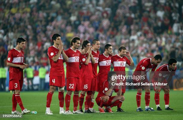 June 20: Turkey players, Hakan Balta, Gokhan Zan, Ugur Boral, Emre Asik, Tuncay Sanli Sabri Sarioglu, Gokdeniz Karadeniz, Semih Senturk and Arda...