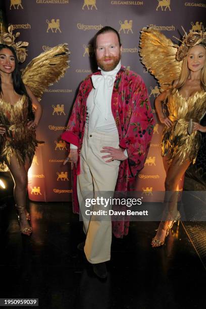 Henry Conway attends the VIP launch of Gilgamesh on St Martin's Lane on January 24, 2024 in London, England.