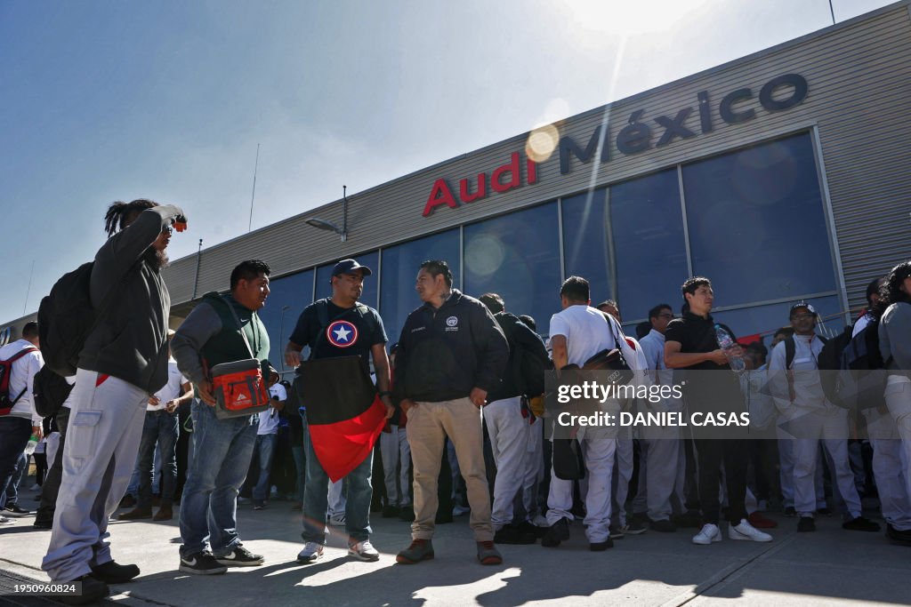 MEXICO-AUTO-STRIKE-AUDI