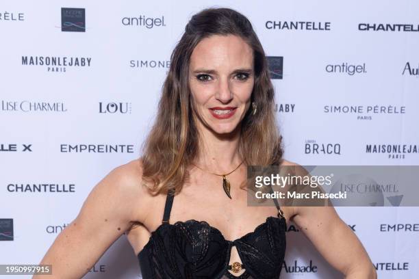 Virginie Dedieu attends the "Alter Ego Lingerie" Show as part of Paris Fashion week on January 21, 2024 in Paris, France.
