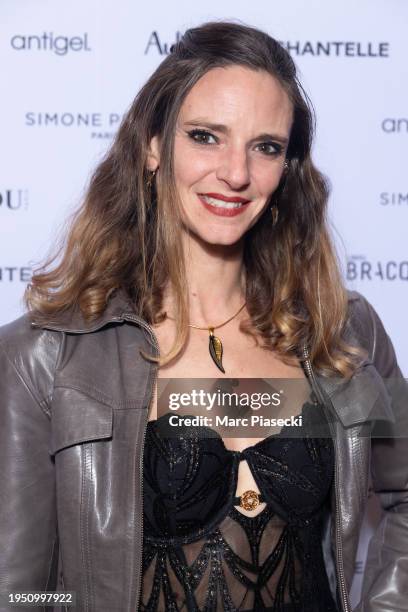 Virginie Dedieu attends the "Alter Ego Lingerie" Show as part of Paris Fashion week on January 21, 2024 in Paris, France.