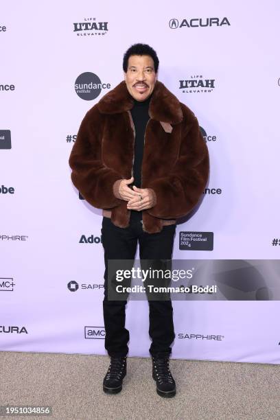 Lionel Richie attends Netflix's The Greatest Night in Pop Sundance Film Festival Premiere on January 19, 2024 in Park City, Utah.