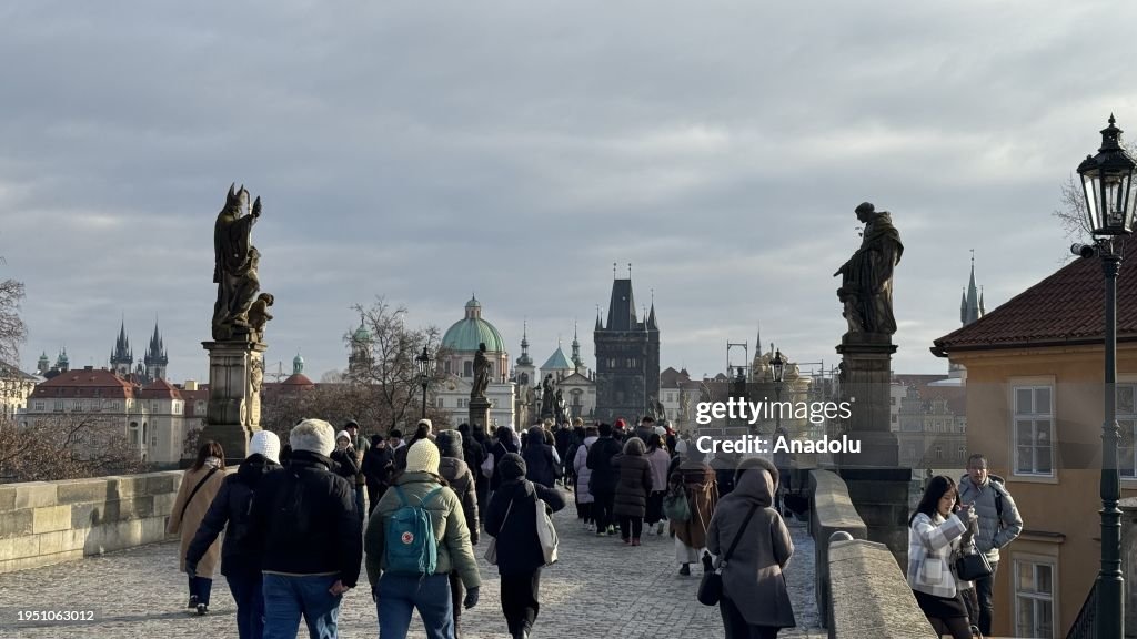 Sculptures of the 'Golden City' Prague