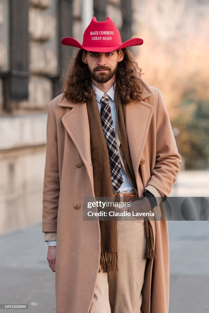 Street Style - Paris Fashion Week - Menswear Fall/Winter 2024/2025 - Day Five