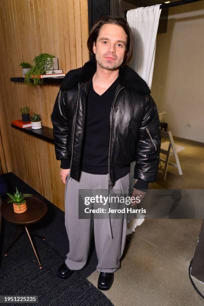 Sebastian Stan attends The Vulture Spot At Sundance Film Festival - Day 3 at The Vulture Spot on January 21, 2024 in Park City, Utah.