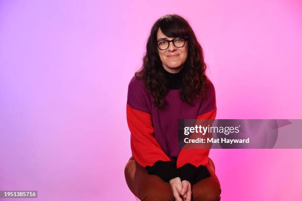 Susanna Fogel visits the IMDb Portrait Studio at Acura House of Energy on Location at Sundance 2024 on January 21, 2024 in Park City, Utah.