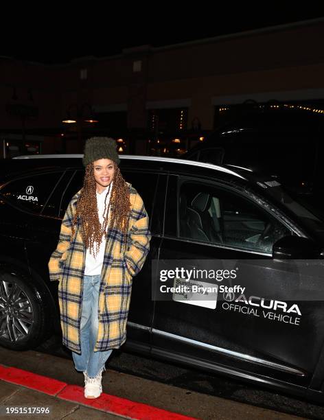Andra Day attends the 2024 Sundance Film Festival on January 21, 2024 in Park City, Utah.
